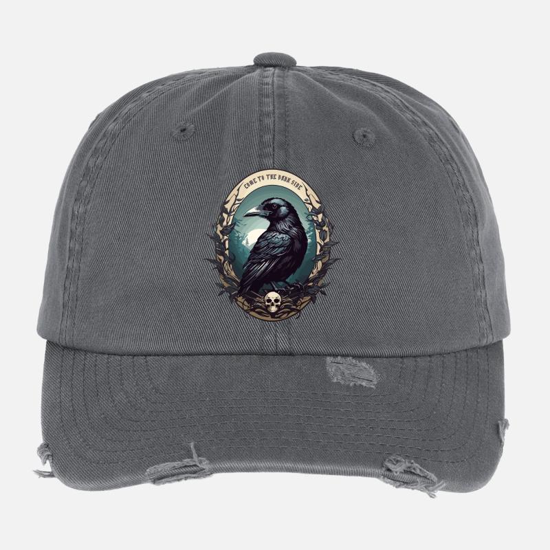 Schwarzer Rabe Flexfit Vintage Destroyed Cap