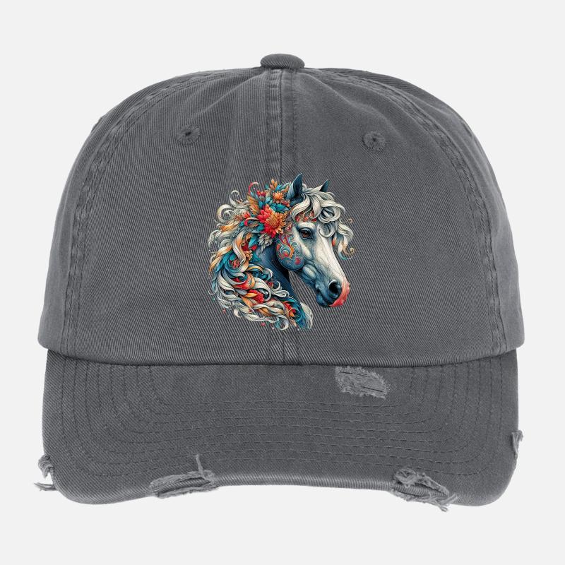 Pferd Flexfit Vintage Destroyed Cap
