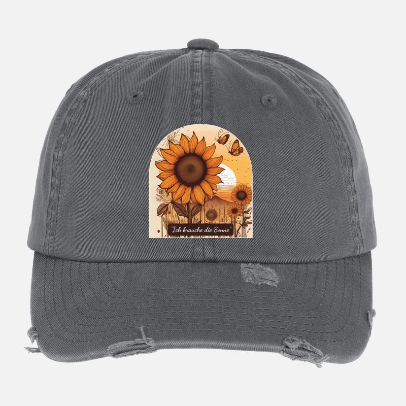 Sunshine for the soul Flexfit Vintage Destroyed Cap