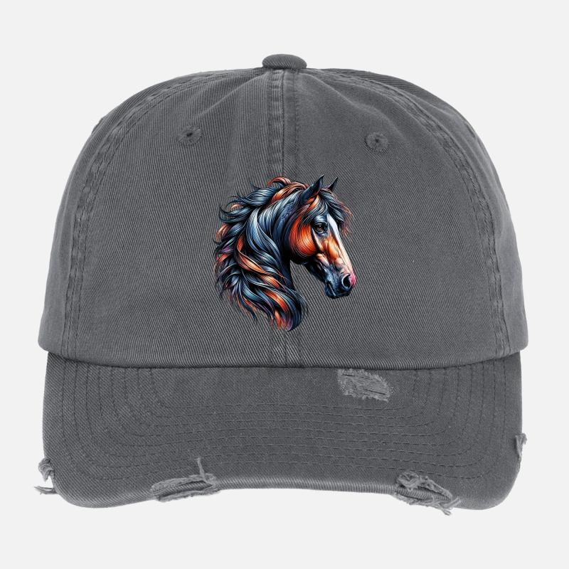 Pferd Flexfit Vintage Destroyed Cap