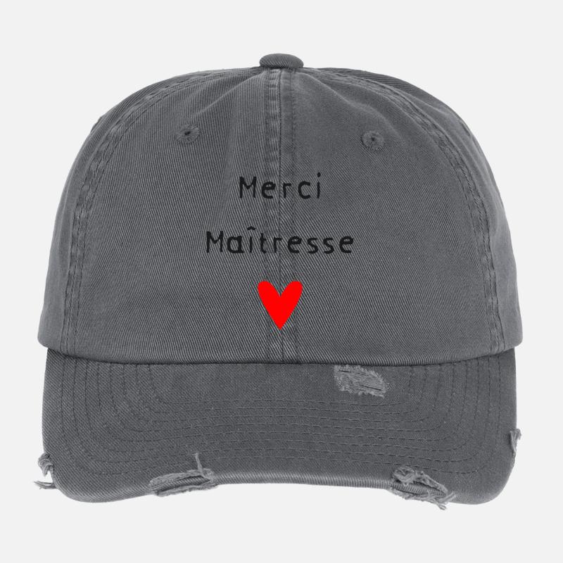MERCI MAÎTRESSE Casquette vintage effet usé Flexfit