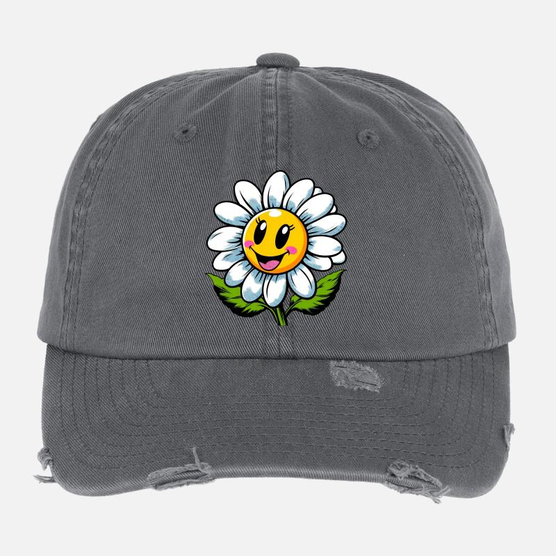 Gänseblümchen Flexfit Vintage Destroyed Cap