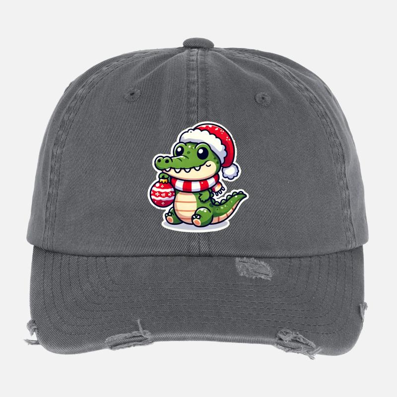 Jolly Crocodile Clemens Casquette vintage effet usé Flexfit