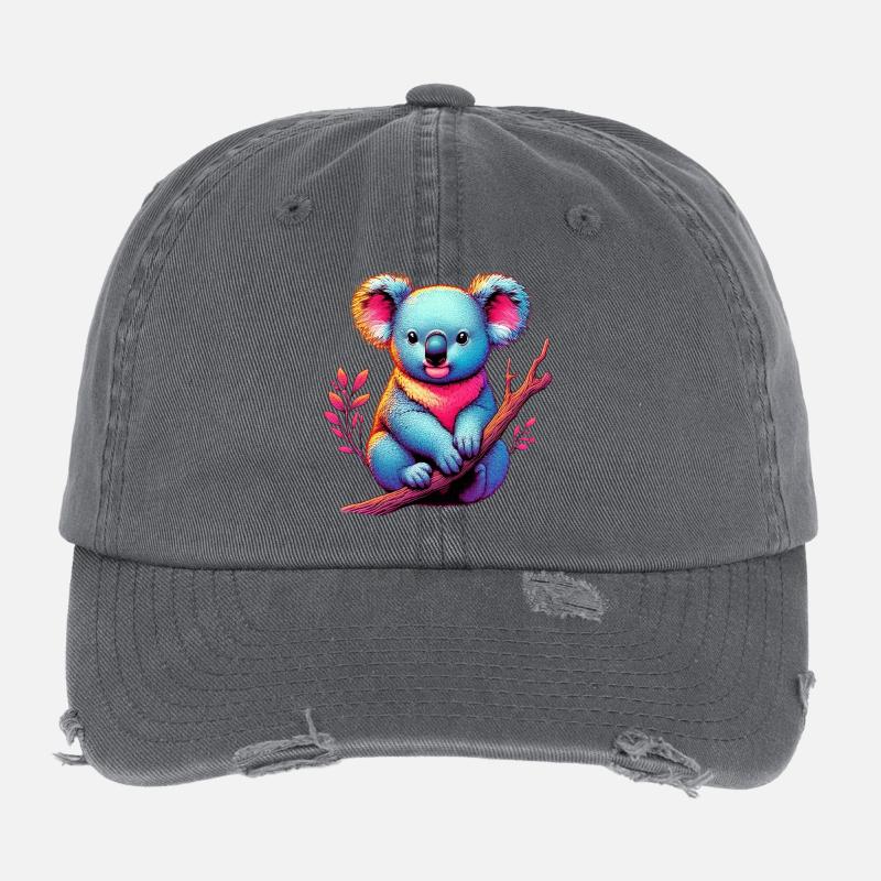 Koala Casquette vintage effet usé Flexfit