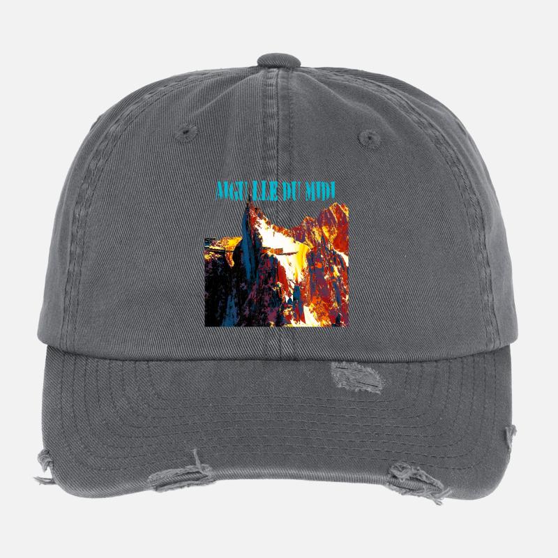Aiguille du Midi Casquette vintage effet usé Flexfit
