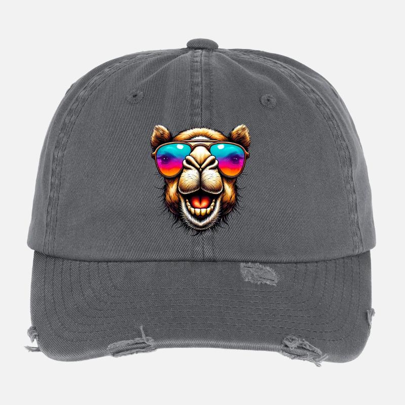 Kamel Flexfit Vintage Destroyed Cap