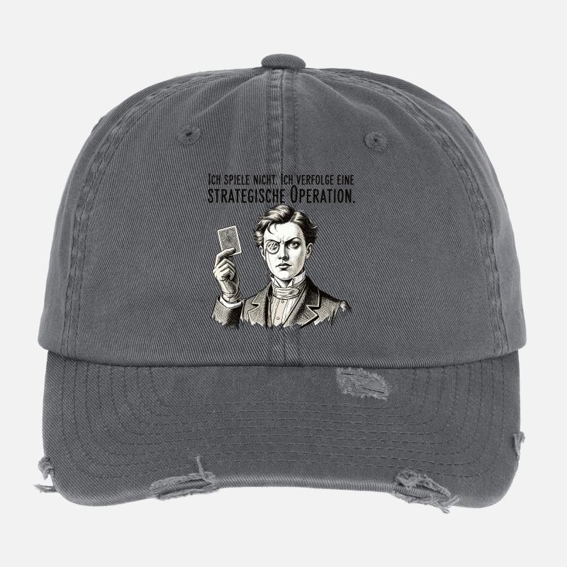 Strategic Operation Flexfit Vintage Destroyed Cap