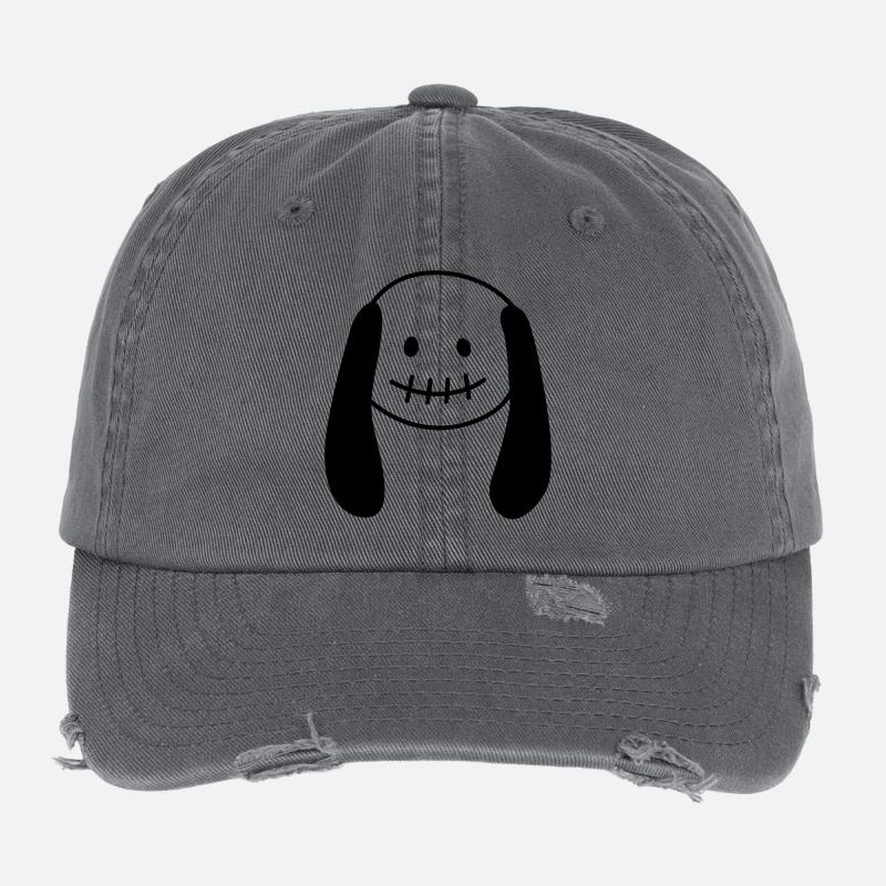 Poupée zombie – Mignon et effrayant combinés Casquette vintage effet usé Flexfit