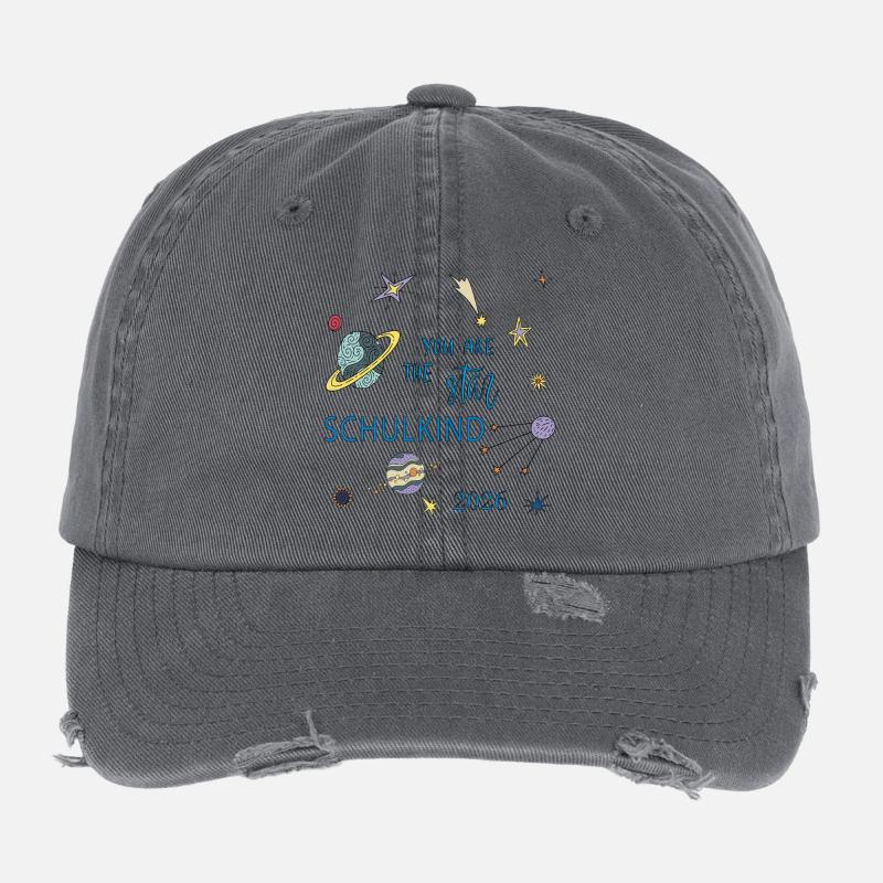 Schoolchild 2026 Flexfit Vintage Destroyed Cap