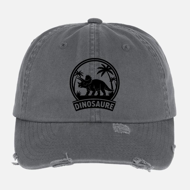 Dinosaurier2 Flexfit Vintage Destroyed Cap