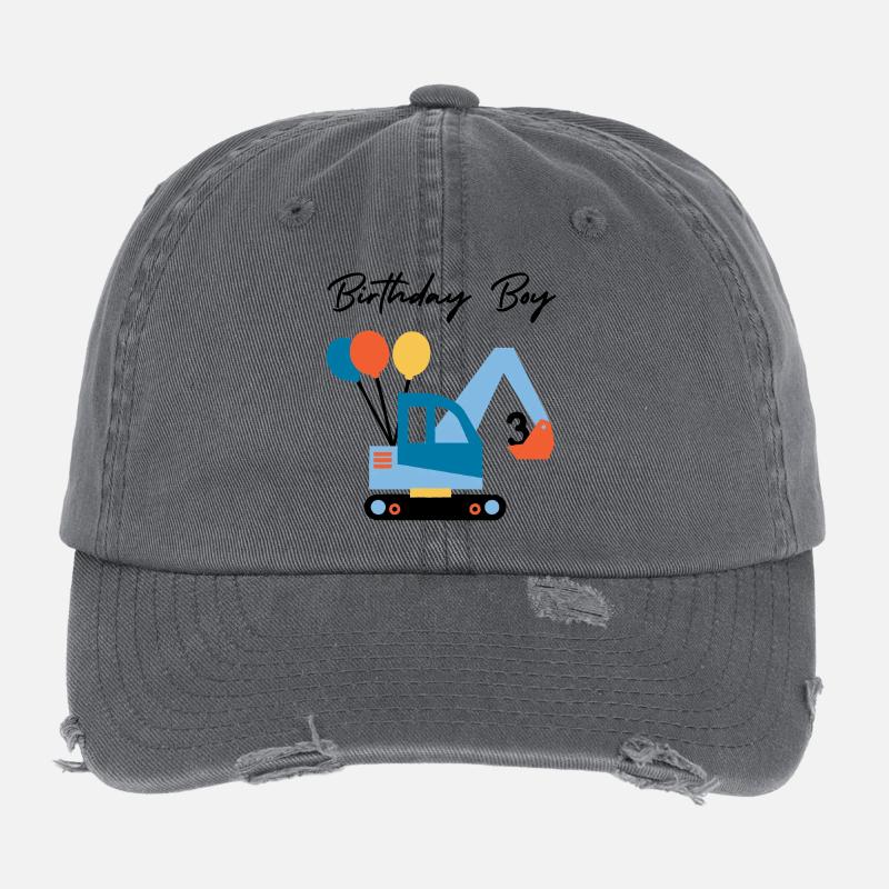 Floating construction site dream Flexfit Vintage Destroyed Cap
