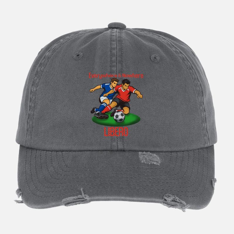 Ballduell Libero: Everywhere & Nowhere Flexfit Vintage Destroyed Cap