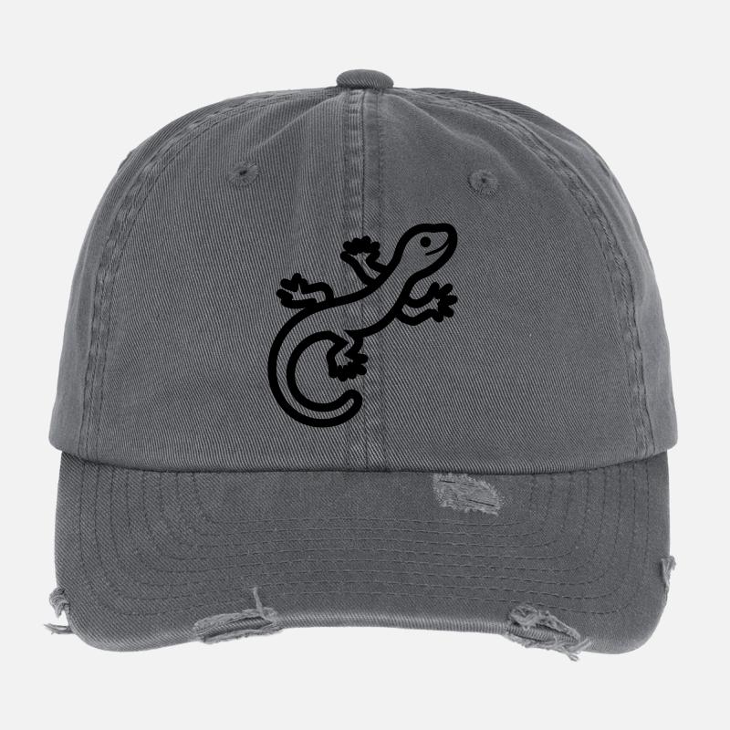 Eidechse Flexfit Vintage Destroyed Cap