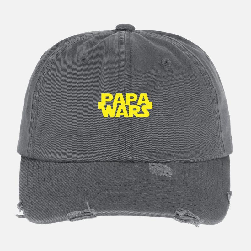 Papa wars Flexfit Vintage Destroyed Cap