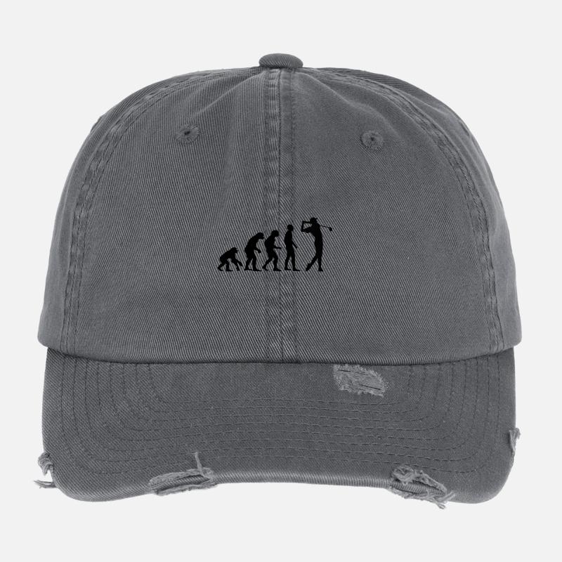 Evolution Golf Flexfit Vintage Destroyed Cap