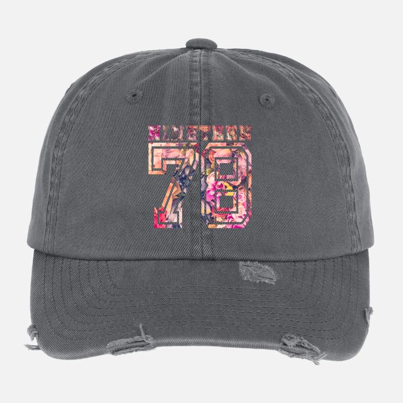 NINETEEN 1978 B Flexfit Vintage Destroyed Cap