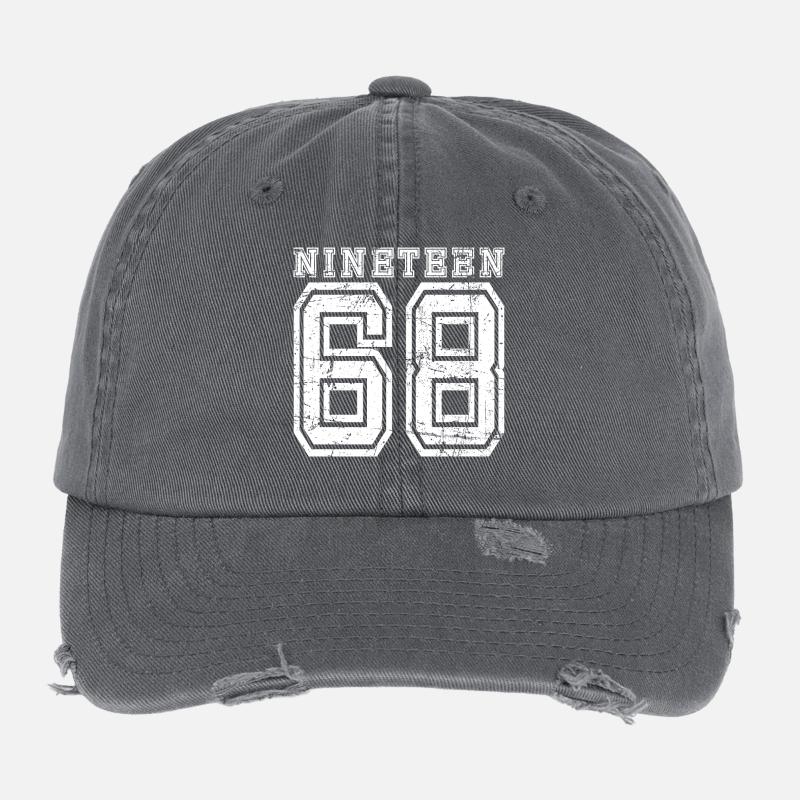NINETEEN 1968 Flexfit Vintage Destroyed Cap