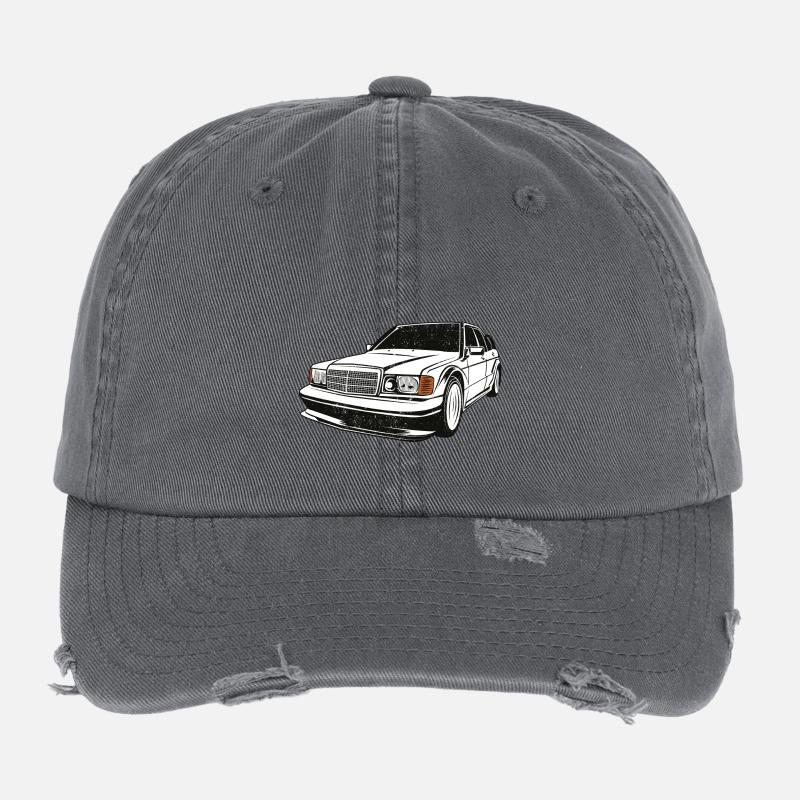 W201 190E Silhouette Flexfit Vintage Destroyed Cap