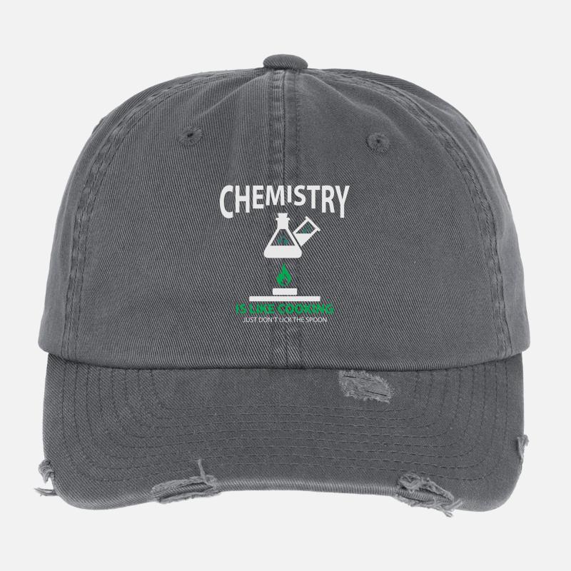 professeur de chimie client vagin laboratoire chimique Casquette vintage effet usé Flexfit