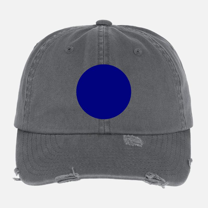 cercle bleu Casquette vintage effet usé Flexfit