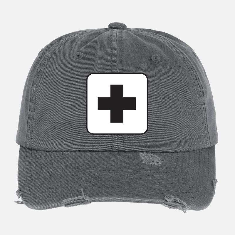Erste Hilfe Flexfit Vintage Destroyed Cap