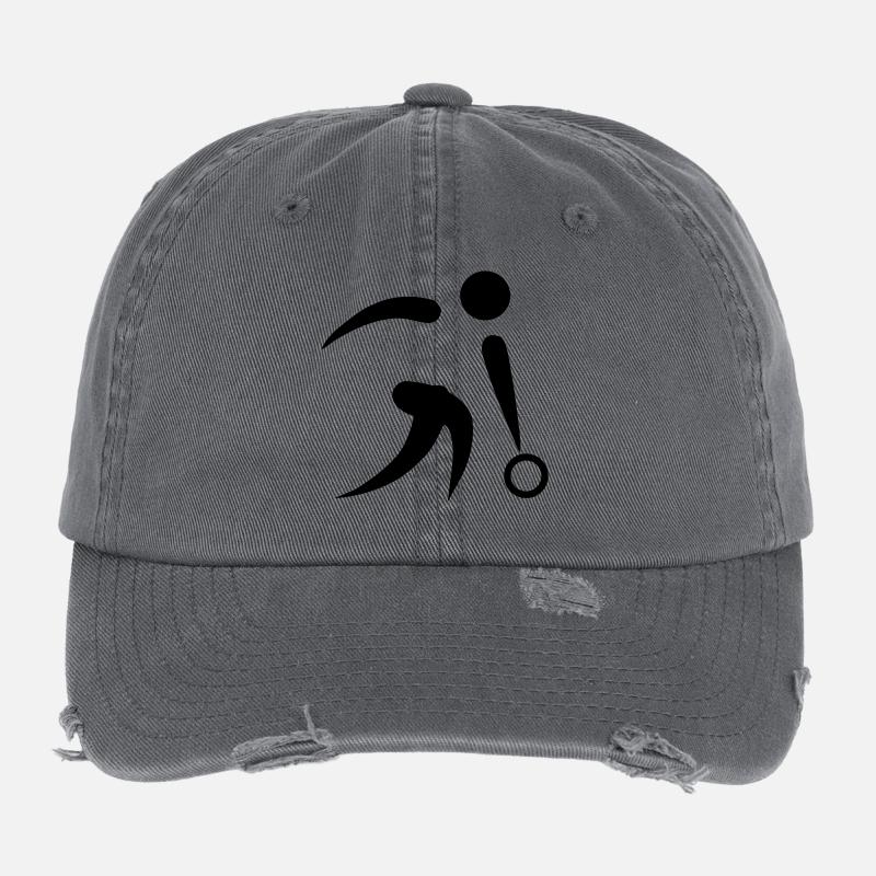 bowling Flexfit Vintage Destroyed Cap