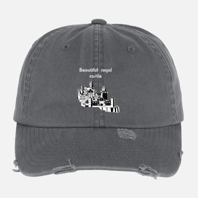 Neuschwanstein Castle Flexfit Vintage Destroyed Cap