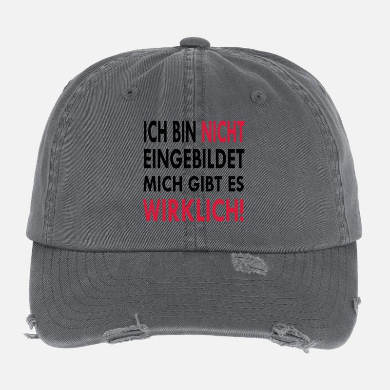 Ich bin nicht eingebildet mich gibt es wirklich Flexfit Vintage Destroyed Cap