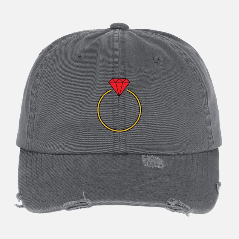 Diamantring Flexfit Vintage Destroyed Cap