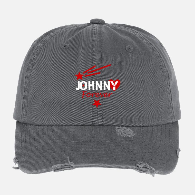 Johnny forever Casquette vintage effet usé Flexfit