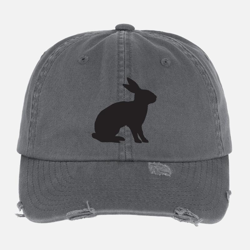 rabbit Flexfit Vintage Destroyed Cap