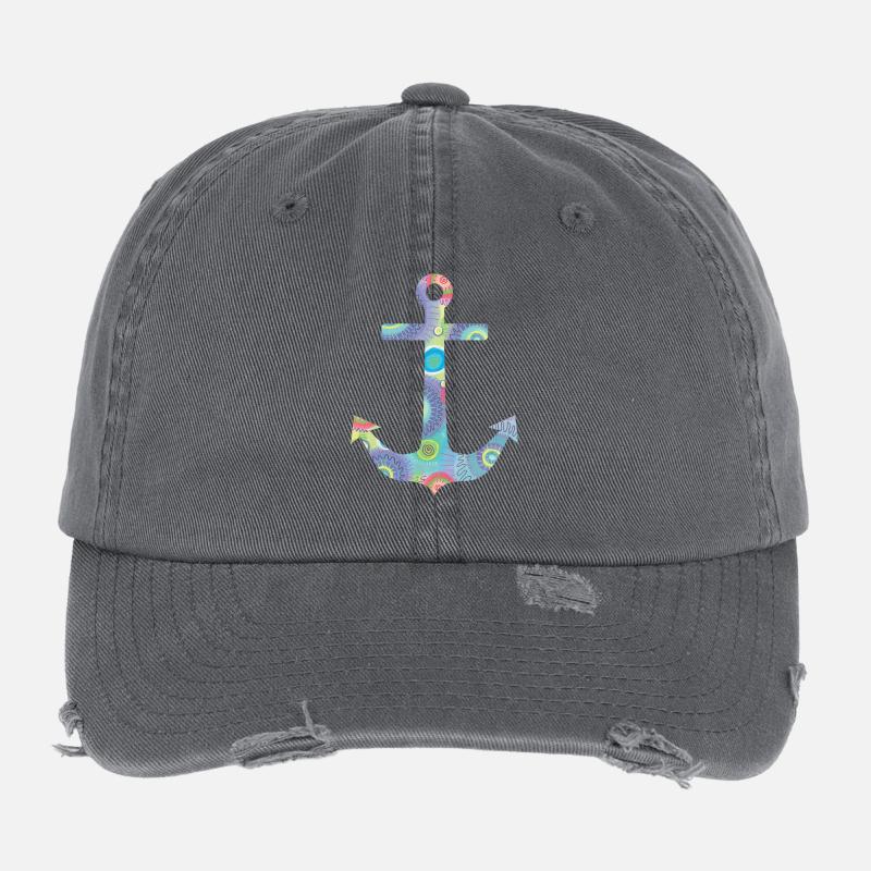 anchor Flexfit Vintage Destroyed Cap
