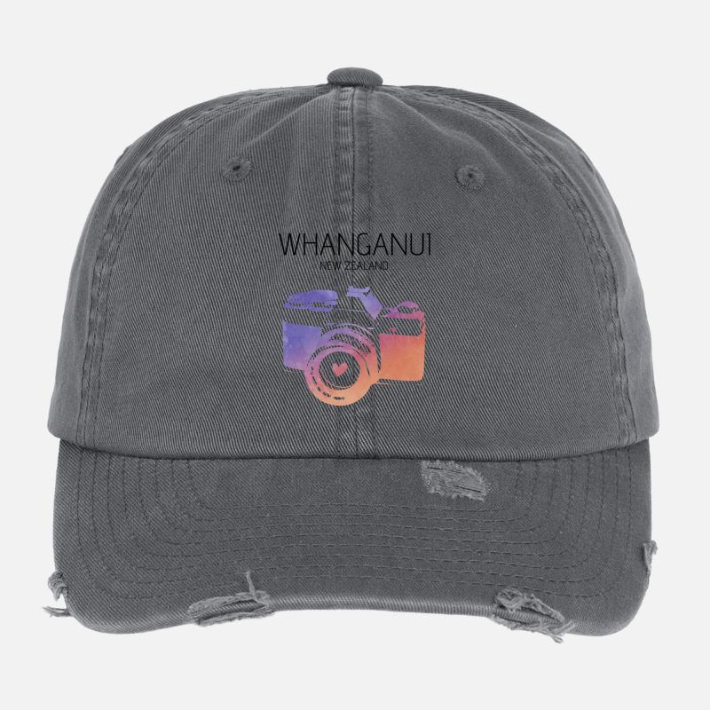 Neuseeland, Whanganui Flexfit Vintage Destroyed Cap