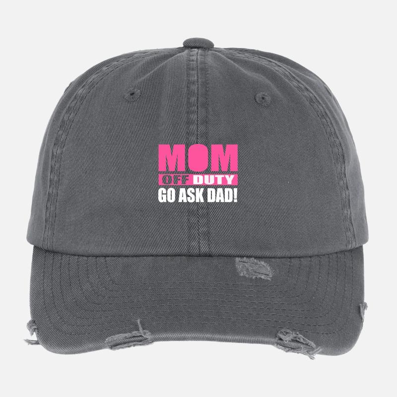 Mama hat Pause frag deinen Vater Flexfit Vintage Destroyed Cap