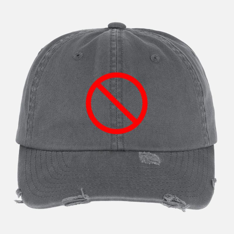 Ban signs Flexfit Vintage Destroyed Cap