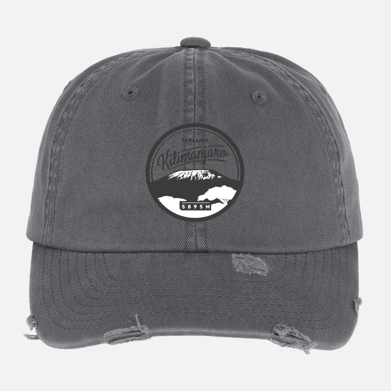 Kilimandjaro Casquette vintage effet usé Flexfit