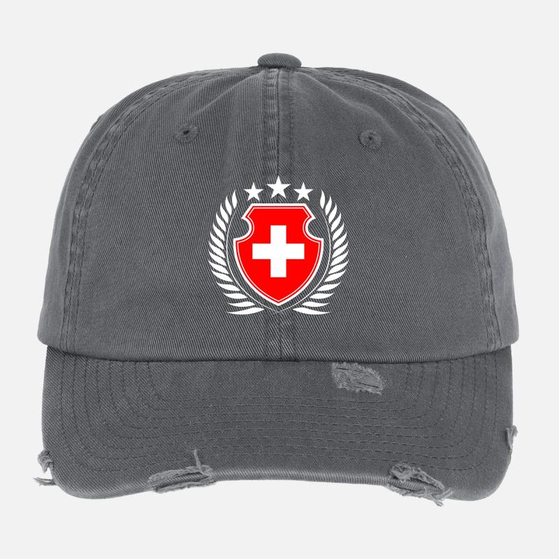 Suisse Casquette vintage effet usé Flexfit