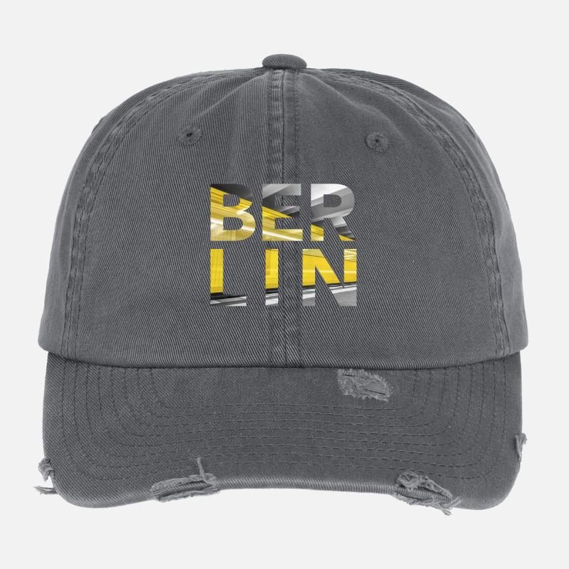 Berlin U Bahn Flexfit Vintage Destroyed Cap