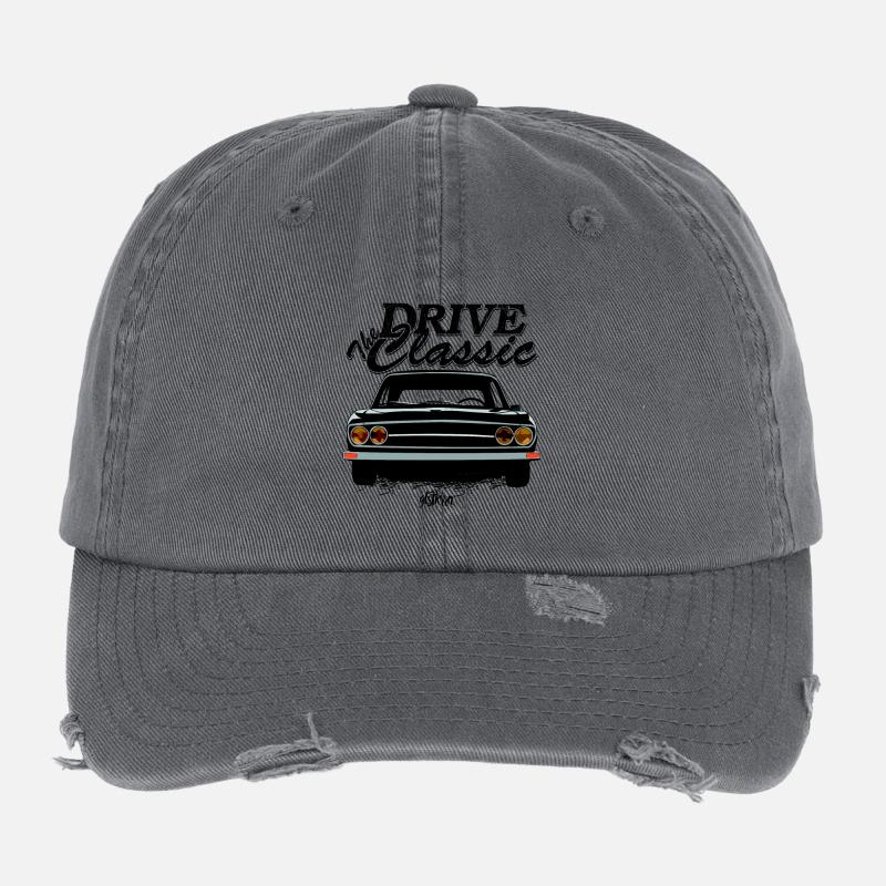 drive the classic Flexfit Vintage Destroyed Cap
