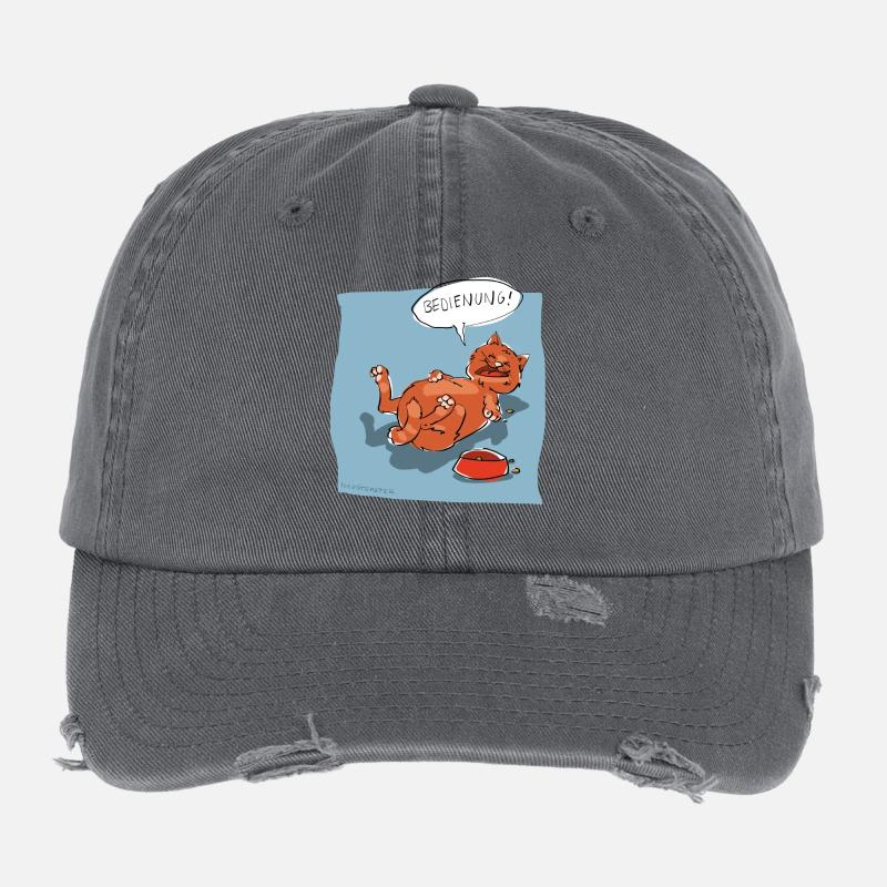 Bedienung! Flexfit Vintage Destroyed Cap