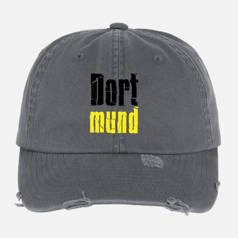Dortmund Casquette vintage effet usé Flexfit