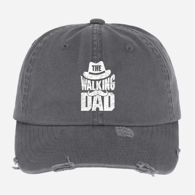 Le papa marche Casquette vintage effet usé Flexfit