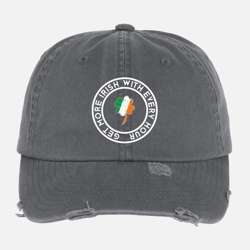 More and more Irish, with more every hour Flexfit Vintage Destroyed Cap