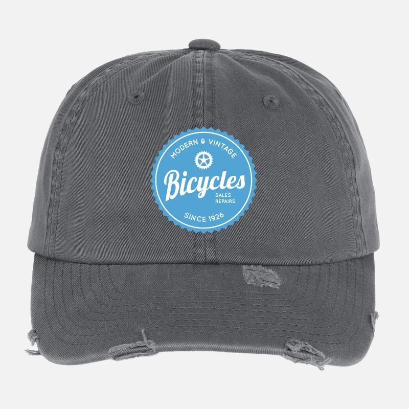 Modern and Vintage Bicycles Flexfit Vintage Destroyed Cap