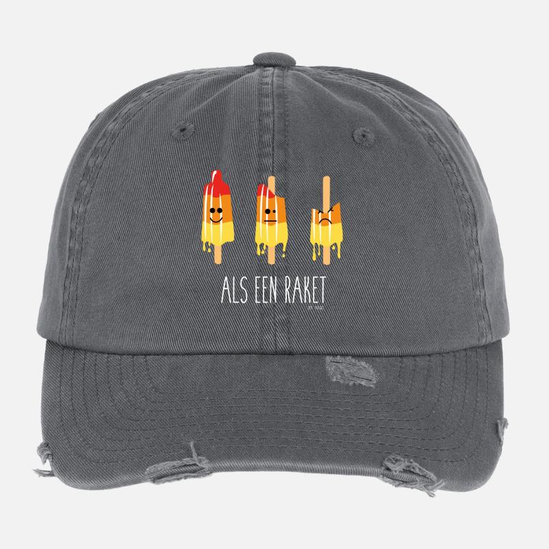 Comme une fusée Casquette vintage effet usé Flexfit