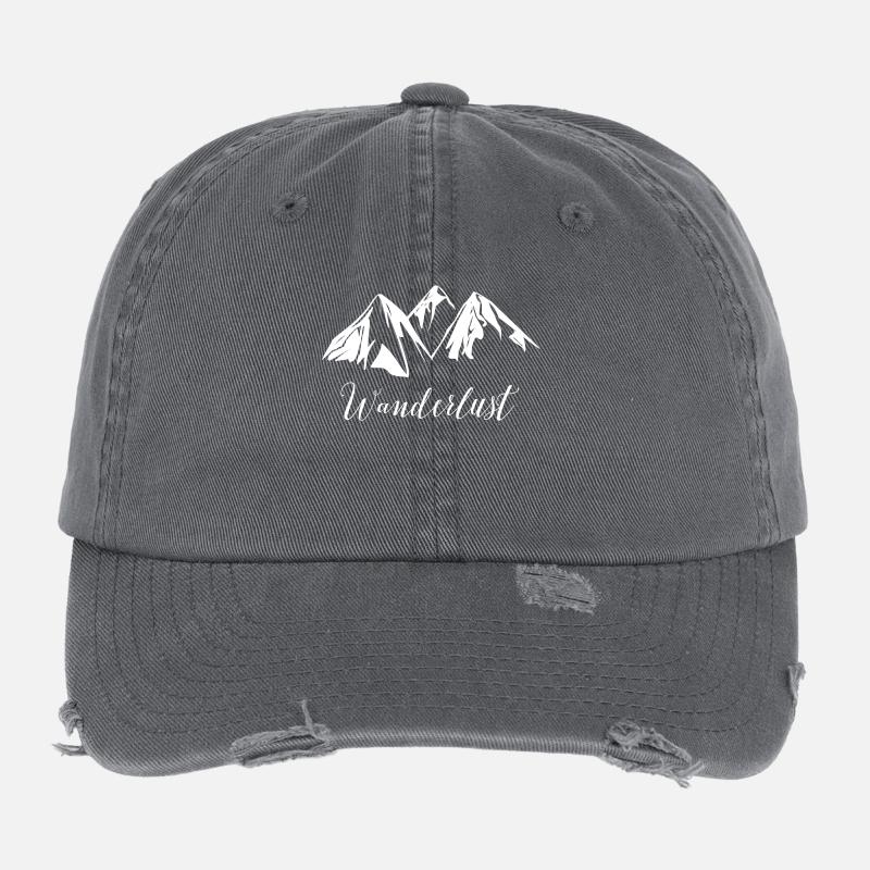 Wanderlust Flexfit Vintage Destroyed Cap
