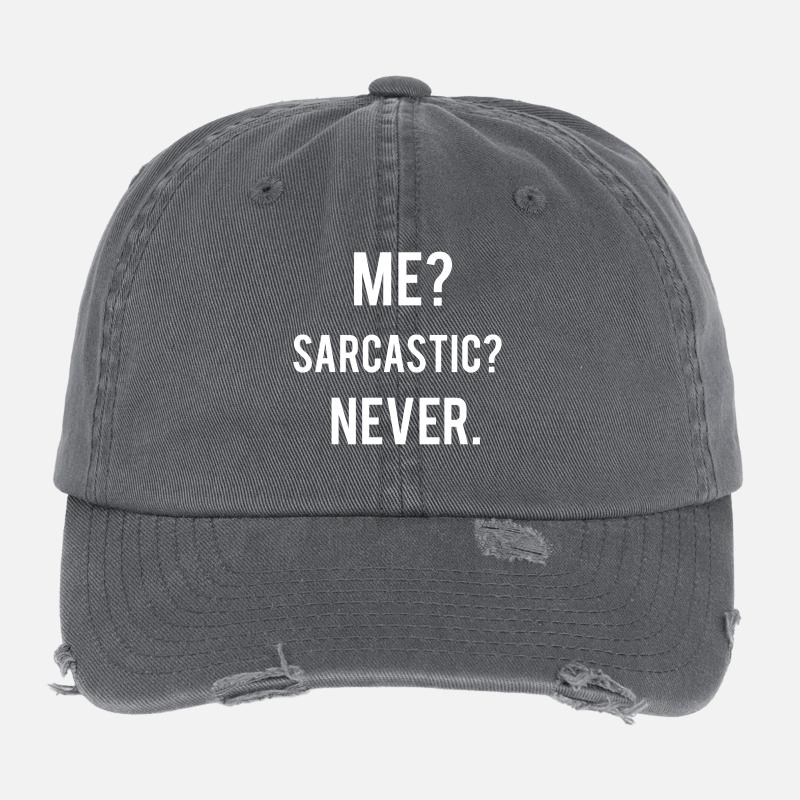 Sarcastic Flexfit Vintage Destroyed Cap