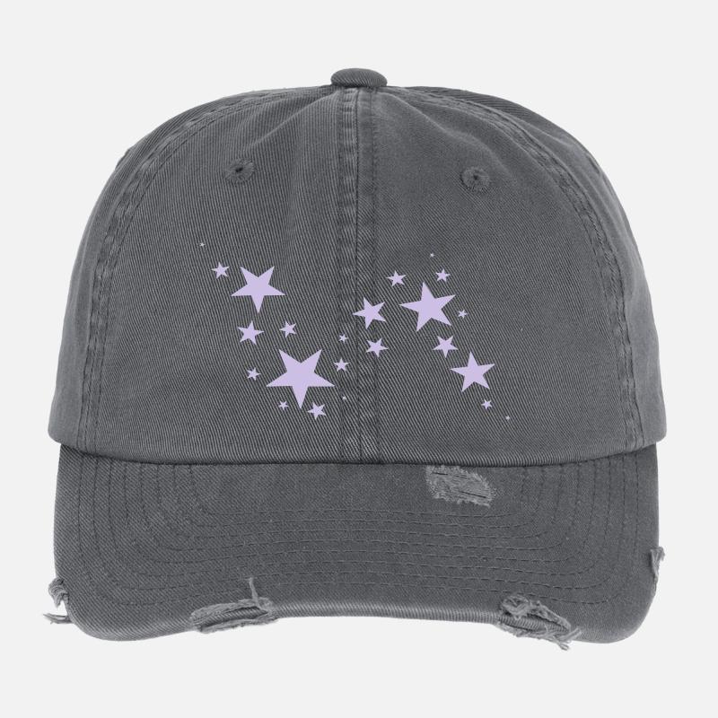 étoiles Casquette vintage effet usé Flexfit