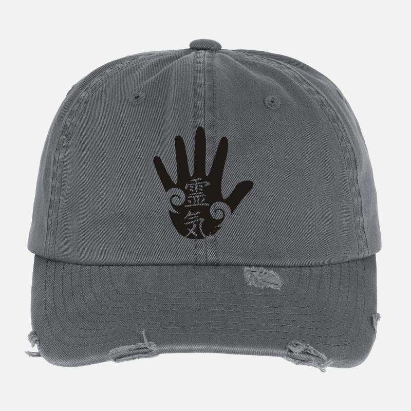 REIKI Energie Flexfit Vintage Destroyed Cap