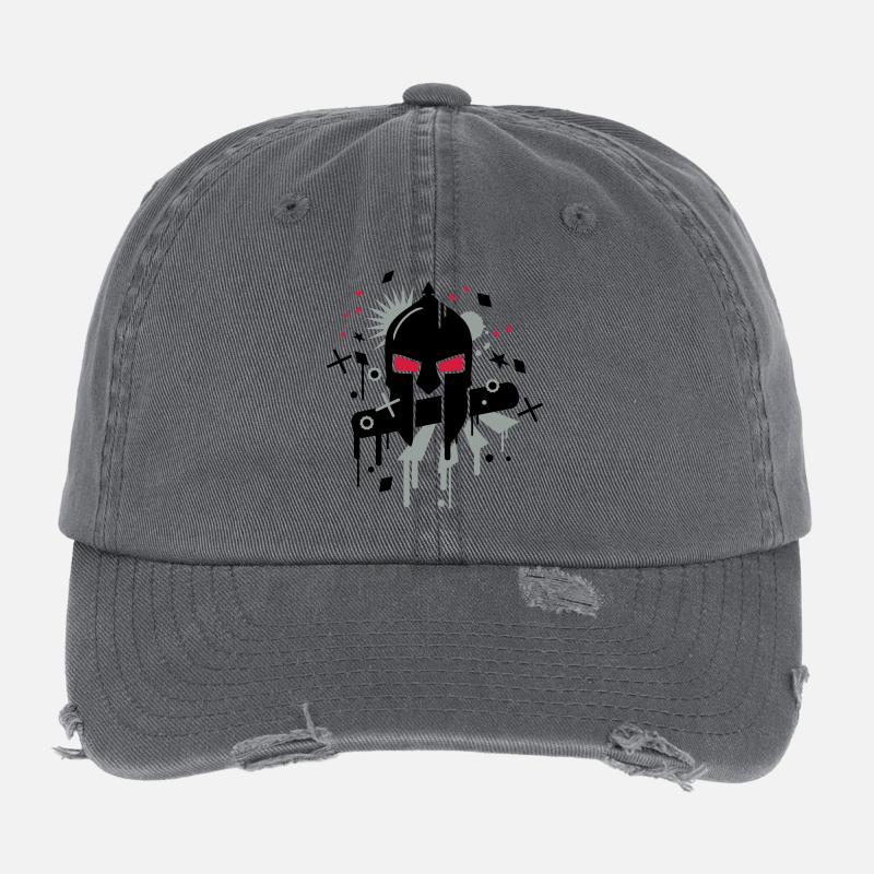 Spartaner Helm Flexfit Vintage Destroyed Cap